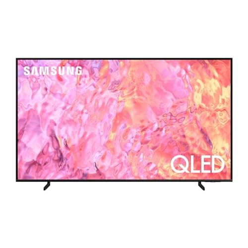 Imagen frontal de SAMSUNG QN65Q60CAF 65 Pulgadas Class QLED 4K Q60C Series Quantum HDR, LED Dual, Seguimiento de Objetos Sound Lite, Smart TV con Alexa Incorporado