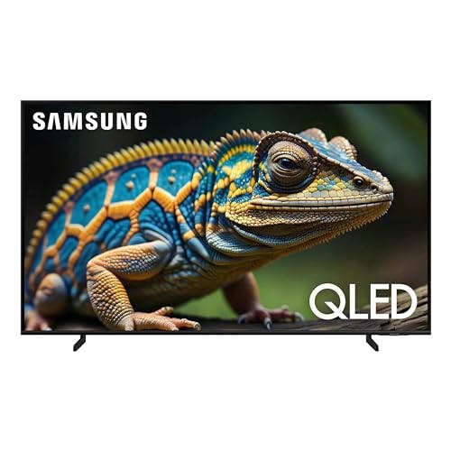 Imagen frontal de SAMSUNG Smart TV Q60D QLED 4K de 50 Pulgadas, Color Negro