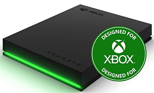 Compara precios Seagate Disco Duro Externo portátil para Xbox 2 TB – USB 3.2 Gen 1, Negro con Barra LED Verde incorporada, Certificado Xbox, Servicios de Rescate de 3 años (STKX2000400)