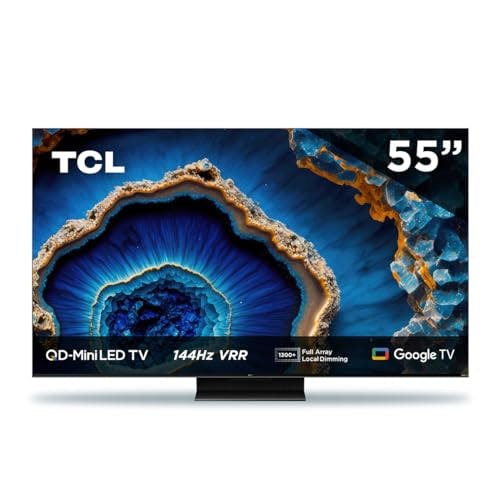 Compara precios Smart TV Pantalla 55" 55QM741G Google TV QLED -MiniLED | Dolby Vision HDR10 AIPQ 1300 NITZ DLG 240HZ IMAX | Dolby Atmos Virtual X Subwoofer 20W | Quad Core Bezel-Less |Compatible con Alexa