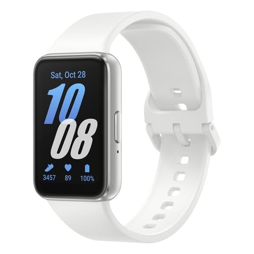 Imagen frontal de Smartwatch Galaxy Fit 3 Plata, Nacional con Garantía