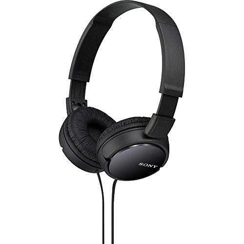 Compara precios Sony MDR-ZX110/BCUC Audífonos de Diadema Plegables y Giratorios, color Negro