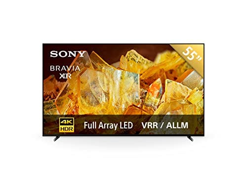 Imagen frontal de Sony Pantalla 55 Pulgadas XR-55X90L: BRAVIA XR Full Array LED 4K Ultra HD Alto Rango dinámico (HDR) Smart TV (Google TV) Modelo 2023