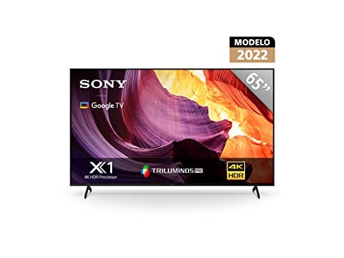 Imagen frontal de Sony Pantalla X80K 65 Pulgadas KD-65X80K 4K UHD LED Smart Google TV Modelo 2022