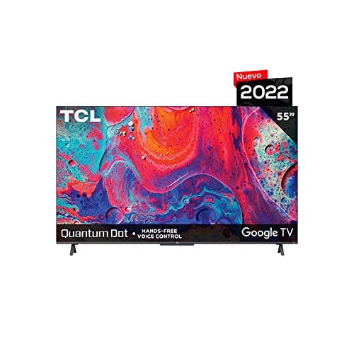 Compara precios TCL Pantalla 55" 4K Smart TV QLED 55Q647 Dolby Atmos Google TV (2022)