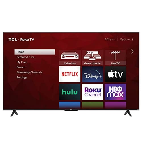 Imagen frontal de TCL Pantalla LED 4K 50" Roku TV Smart TV 4-Series 50S451