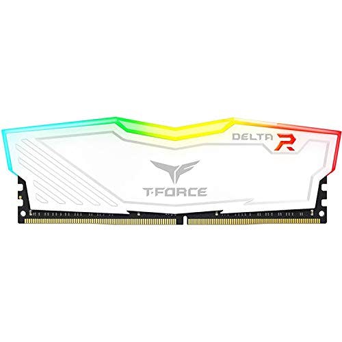 Imagen frontal de TEAMGROUP Memoria RAM DDR4 8GB 3600MHz T-Force Delta RGB TF4D48G3600HC18J01