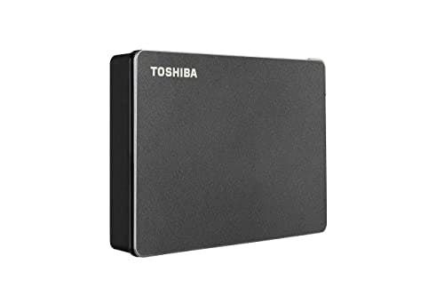 Imagen frontal de Toshiba Canvio Gaming Disco Duro Externo de 4TB USB-A 3.0 para Playstation/Xbox/Mac/PC - Negro