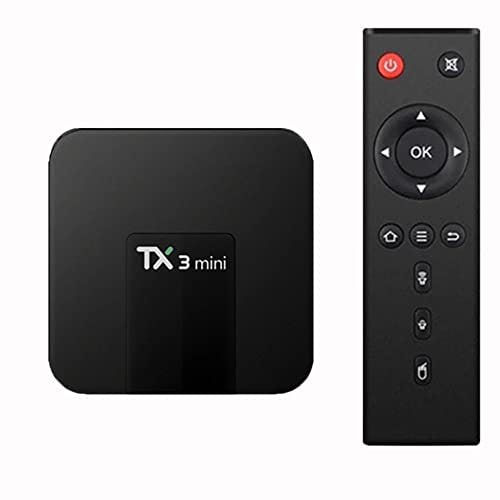 Imagen frontal de TX3 Mini Android 10.0 TV Box Quad Core 2GB RAM 16GB ROM WiFi 2.4Ghz 3D 4K Smart Home Android Smart Player