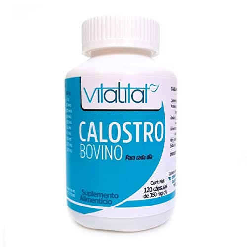 Compara precios Vitalitat - Calostro Bovino con anticuerpos para el consumo humano | Bote con 120 Cápsulas de 350 mg c/u | Producto 100% Natural