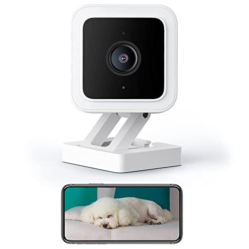 Compara precios WYZE Cam v3 - Cámara de seguridad 1080P para el hogar para interiores y exteriores, con cable, para mascotas, bebés, perros y gatos, niñeras, ancianos, funciona con Alexa y Google Home IFTTT