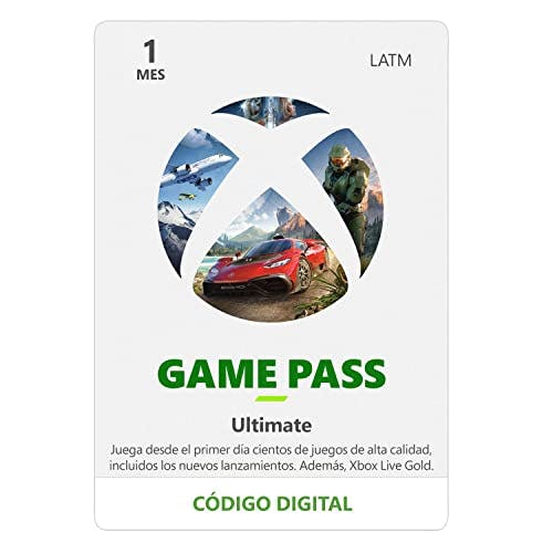Imagen frontal de Xbox Gamepass Ultimate Código Digital 1 Mes - Xbox One & Series XS [Código por mail]