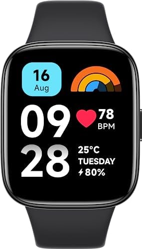 Imagen frontal de Xiaomi Redmi Watch 3 Active 1.83" Black