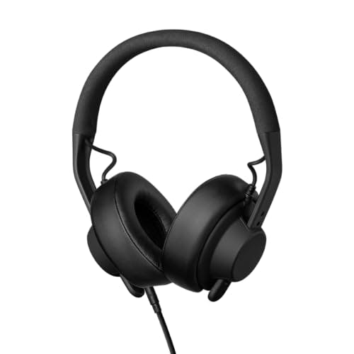 Imagen frontal de AIAIAI TMA-2 Studio XE - Auriculares de estudio profesionales ultraligeros, color negro