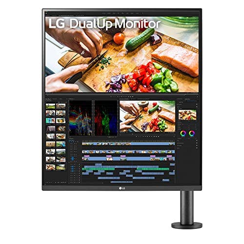 Compara precios LG 28MQ780-B Monitor DualUp Ergo (Panel NanoIPS SDQHD 16:18 (2560 x 2880), 300nits, 1000:1, DCI-P3>98%);HDMIx2, DPx1, USB-Cx1; Modo (2PBP) con KVM Integrado, Altavoces estéreo 7W, Soporte Ergo