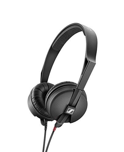 Imagen frontal de Sennheiser HD 25 - Auriculares profesionales para DJ, color negro (Premium (HD 25))