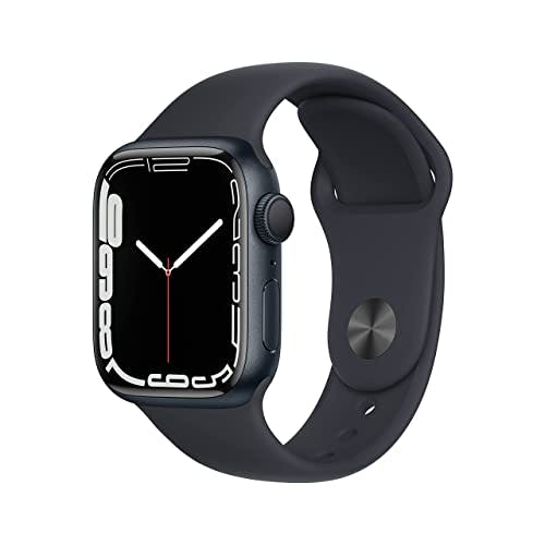 Compara precios Apple Watch Series 7 (GPS, 41MM) Caja de aluminio medianoche con correa deportiva medianoche, Regular (Reacondicionado)