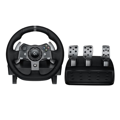 Compara precios Logitech G920 Driving Force Volante de Carreras y Pedales Ajustables para Xbox Series X|S, Xbox One, PC, Color Negro