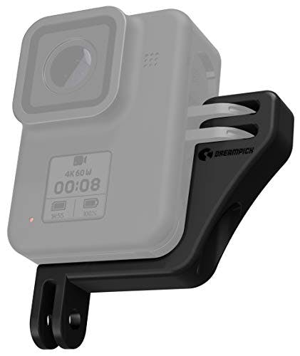Dreampick Soporte vertical para GoPro Hero 9 8 7 6 5 4, DJI Osmo Action Vertical Frame Camera Mount Vertical Mount, VRT Adaptador vertical (para GoPro Hero 4/5/6/7/8)