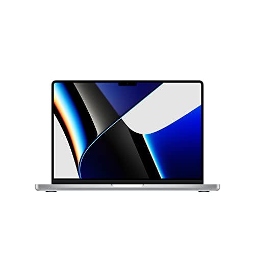 Apple 2021 MacBook Pro M1 Pro Chip CPU de 10 núcleos (14 Pulgadas, 16 GB de RAM, 1 TB de Almacenamiento SSD) (QWERTY inglés) Plata (Renovado Premium)