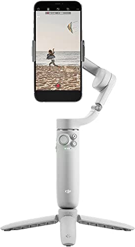 Compara precios DJI OM 5 Smartphone Gimbal Stabilizer, 3-Axis Phone Gimbal, Built-in Extension Rod, Portable and Foldable, Android and iPhone Gimbal with ShotGuides, Vlogging Stabilizer (Reacondicionado Premium)