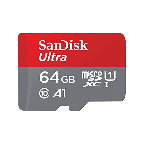 Compara precios SanDisk Ultra Tarjeta de Memoria microSD con Adaptador SD, 64GB, C10, A1, SDSQUA4-064G-GN6MA