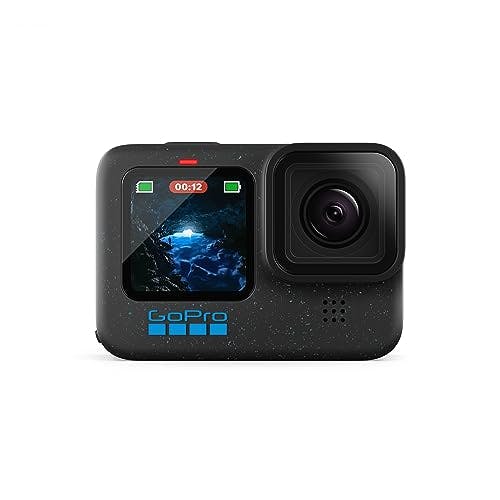 GoPro HERO12 Black - Cámara de acción Impermeable con Video Ultra HD 5.3K60, Fotos de 27 MP, HDR, Sensor de Imagen de 1/1.9 Pulgadas, transmisión en Vivo, cámara Web, estabilización