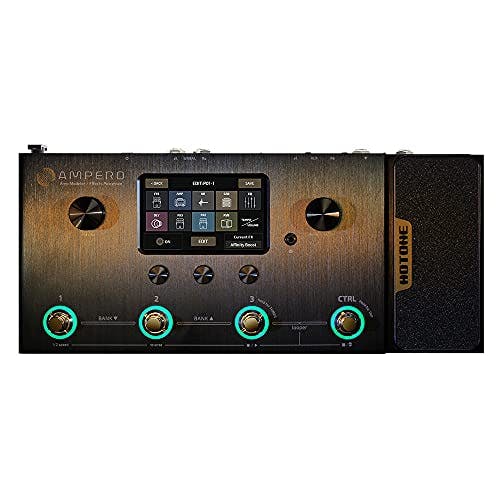 Compara precios Hotone Ampero Guitar Bass - Pedal de efectos multiefectos con pedal de expresión, para guitarra, bajo y amplificador, simulación, varios idiomas, estéreo, OTG, interfaz de audio USB MP-100