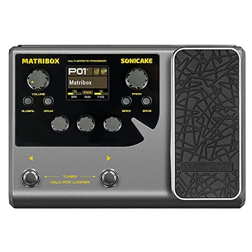 Compara precios SONICAKE Procesador multiefectos con pedal de expresión guitarra amplificador de bajo modelado IR gabinetes simulación estéreo OTG interfaz de audio USB Matribox
