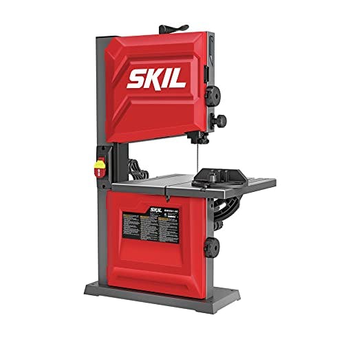 SKIL BW9501-00 - Sierra de cinta de mesa de 2,8 amperios, 9 pulgadas. 2 velocidades para carpintería