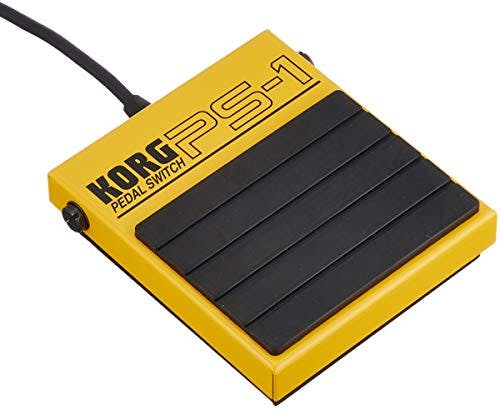 KORG PS-1 Interruptor de pedal momentáneo único para teclado MIDI