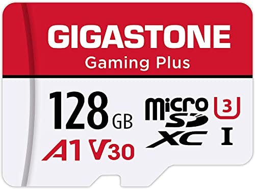 Compara precios Gigastone 128GB Tarjeta de Memoria Micro SD, Gaming Plus, Compatible con Nintendo Switch, Alta velocidad 100MB/s, Grabación de video 4K, Micro SDXC UHS-I A1 Clase 10