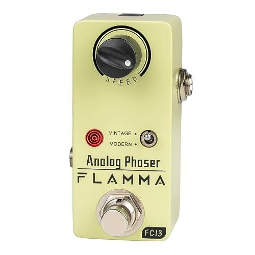 Compara precios FLAMMA FC13 - Pedal de guitarra analógica, efectos de fase, phaser, mini pedal con modos clásicos, modernos, True Bypass