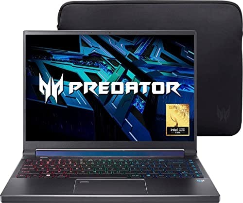 Acer Laptop Gaming Predator Triton 300 SE, Intel Core i7-12700H, 16 GB DDR5, 512GB SSD, Pantalla 16" relación de Aspecto 16:10; IPS; 240 Hz, Nvidia GeForce RTX 3060