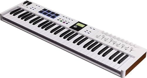 Compara precios Arturia KeyLab Essential mk3 - driver de teclado MIDI USB de 61 teclas con software analógico Lab V incluido, Blanco