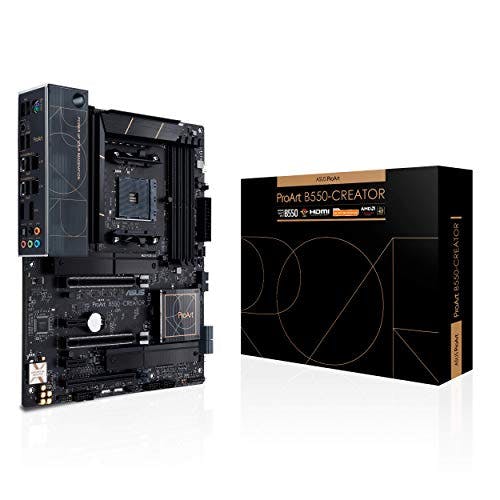Compara precios Tarjeta Madre Asus B550 AMD ProArt B550-Creator, Ryzen AM4, ATX, 2x Tunderbolt 4 Tipo C, Dual M.2 con disipadores, creadores de contenido, edición de imagen y vídeo