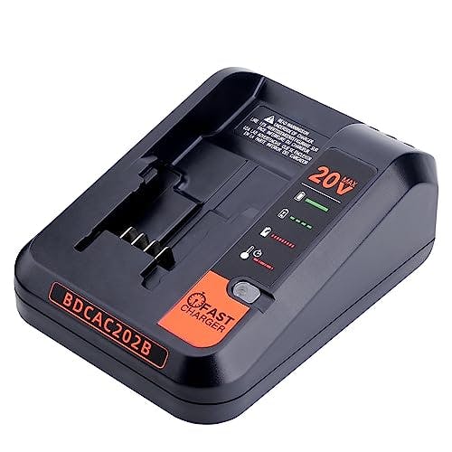 Compara precios Kotoate Cargador de batería de litio de 20 V MAX compatible con batería de litio Black and Decker de 12 V y 20 V, repuesto para cargador rápido Black and Decker de 20 V LBXR20 LBXR2020 LBX12 BDCAC202B