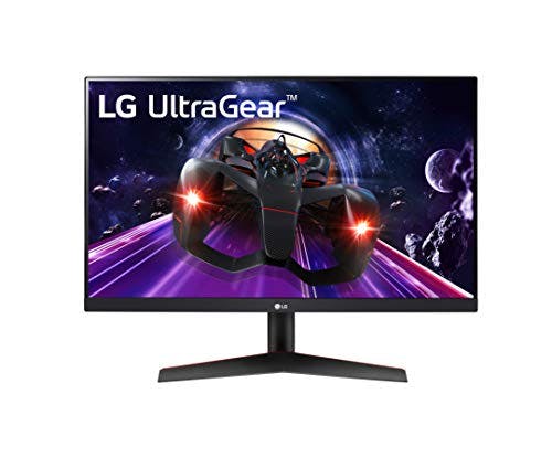 LG - Monitor ultragear para juegos 24GN600-B, pantalla IPS Full HD (1920 x 1080) de 24 pulgadas, tiempo de respuesta de 1 ms (GtG), frecuencia de actualización de 144 Hz, AMD FreeSync Premium