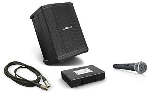 Compara precios Bose S1 Pro multiposición sistema PA Bundle con Bose S1 paquete de batería, puro resonancia uc1s de audio micrófono Vocal dinámico y cable – Sistema de PA portátil