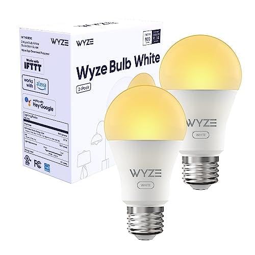 Compara precios Wyze Labs WLPA19-2 Bombilla inteligente Wyze, paquete de 2, blanco, 2 unidades