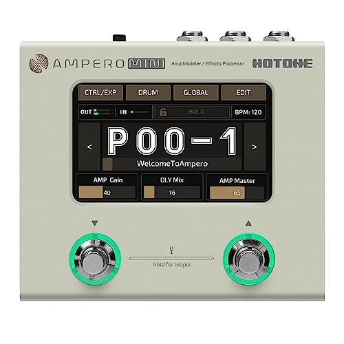 Compara precios HOTONE Ampero Mini MP50VN - Procesador multiefectos para guitarra con visualización táctil