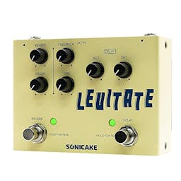 SONICAKE Delay Reverb 2 en 1 Pedal de efectos de guitarra digital Levitate