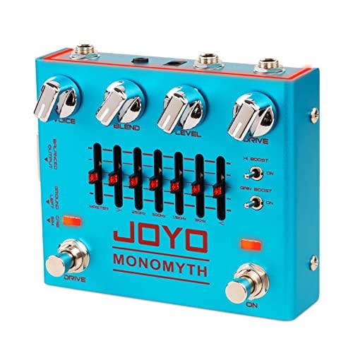 Compara precios JOYO - Pedales de guitarra bajo overdrive Amp simulador de efecto pedal con ecualizador y reducción de ruido para bajo eléctrico (MONOMYTH R-26)
