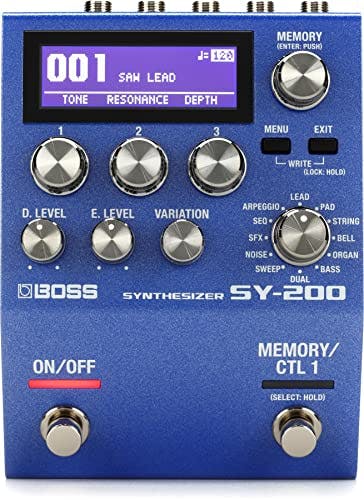 Boss SY-200 Pedal sintetizador de guitarra
