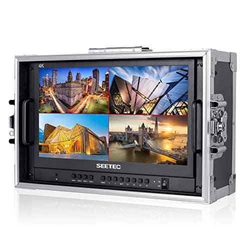 Compara precios SEETEC ATEM156-CO Monitor director de transmisión en vivo de 15.6 pulgadas con 4 salidas de entrada HDMI Quad Split Display para ATEM Mini Video Switcher Mixer Pro Studio TV Production
