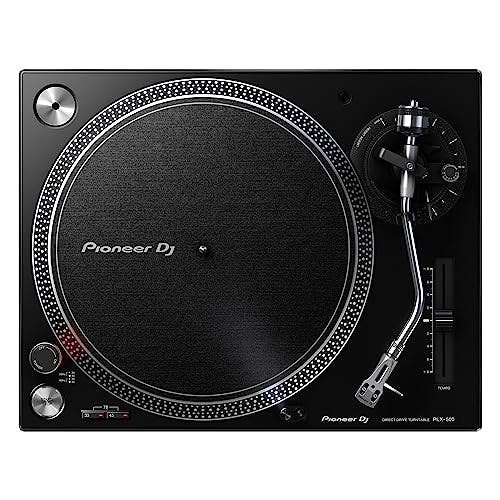 Pioneer Pro DJ - Tocadiscos para DJ Pioneer DJ PLX-500-K con accionamiento directo, negro