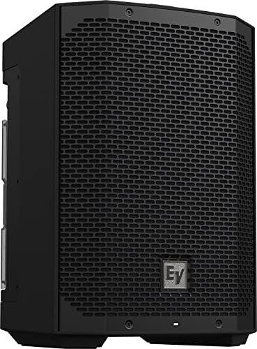 Compara precios Electro-Voice Everse 8 Bocina con Bluetooth con batería de 2 vías de 8 Pulgadas, supresión automática de retroalimentación y disminución del Volumen de música, Color Negro