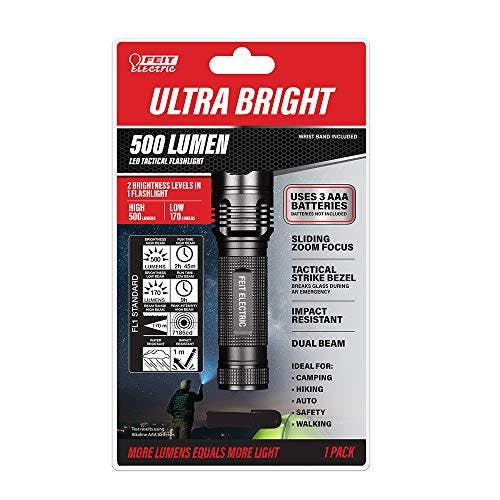 Compara precios Feit Electric FL500 - Linterna LED AAA compacta ultra brillante de 3 celdas (500 lúmenes)