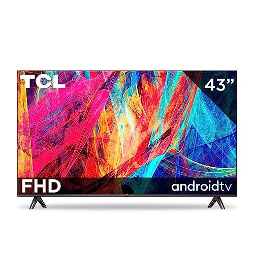 TCL Smart TV Pantalla 43" 43S350A Android TV FHD 2K Compatible con Alexa
