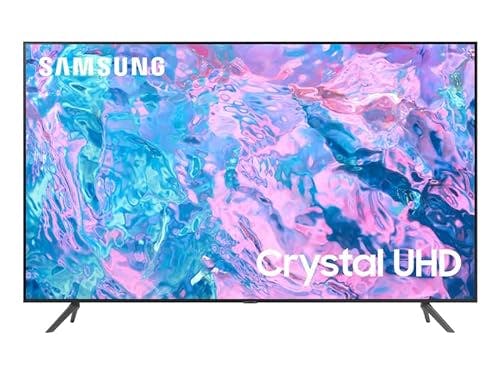 SAMSUNG UN55CU7000D Television de 55" Class CU7000D Crystal UHD Smart TV HDR Bluetooth Compatible con Alexa y Google Assistant (2023) (Reacondicionado)